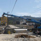 Reges Treiben auf Rankweiler Großbaustelle