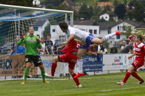 RW-Goalie Markus Breuss musste gegen Röthis einige brenzlige Situationen überstehen.