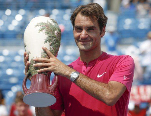 Tennis-Ass Federer holte sich seinen 24. Masters-Erfolg.