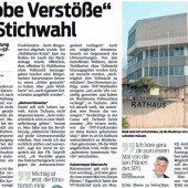 Wahl-Ermittlungen dauern an