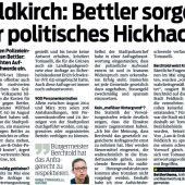 Bettelproblematik als Dauerbrenner