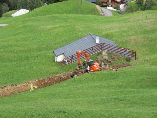 Arbeiten für den Ausbau der Wasserversorgung sind gestartet.