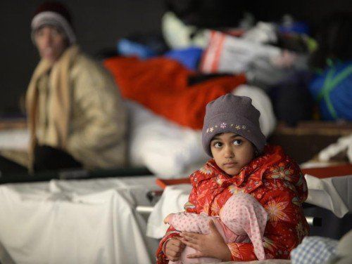 Banges Warten im Flüchtlingslager. Die EU hat sich nun auf eine Verteilung von 120.000 Menschen geeinigt.