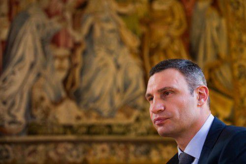 Der Ex-Profi-Boxer Vitali Klitschko will unbedingt Bürgermeister der Hauptstadt Kiew bleiben. 