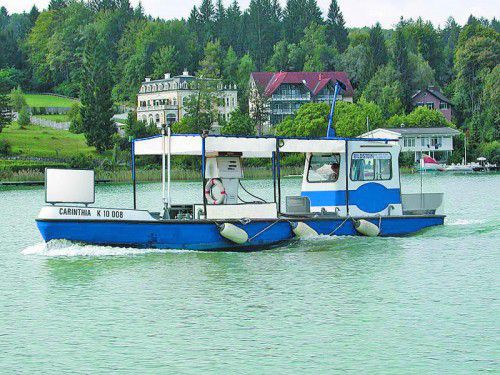Die „Carinthia“ versorgt die Freizeitkapitäne rund um den Wörthersee mit Sprit.
