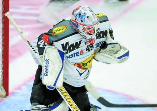 Dornbirns Torhüter Florian Hardy musste sich bei der 1:4-Niederlage in Bozen drei Mal geschlagen geben.