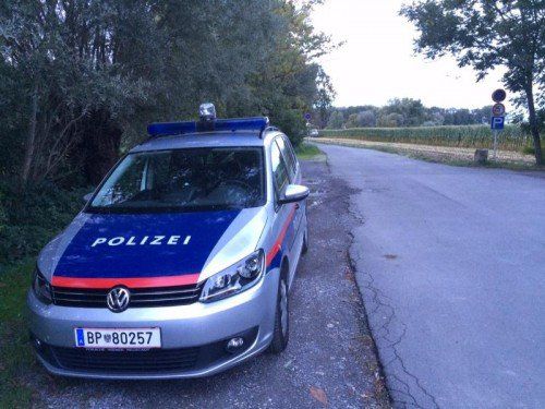 Einsatzort Gaißau: Das Gebiet wurde von der Polizei weiträumig abgesperrt.