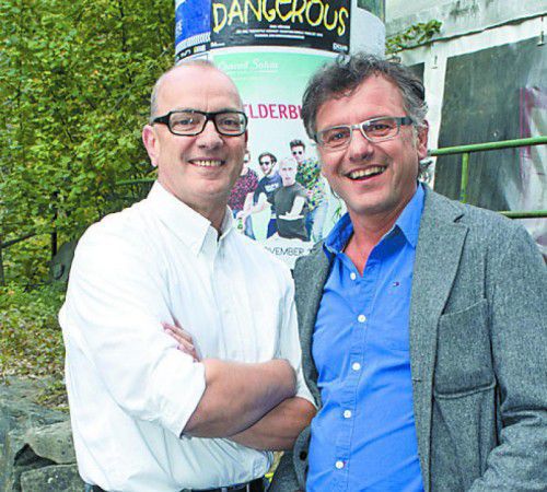 Energieauditor Christian Häusle (l.) mit Geschäftsführer Roland Schuster (Intemann).