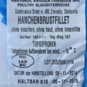 Rumänisches Huhn auf Speiseplan der Spitäler