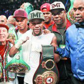 Mayweather geht mit Sieg in die Pension
