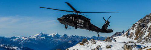 Hilfe aus der Luft: Für den Katastrophenfall waren bisher Bundesheer-Helikopter in Vomp stationiert.