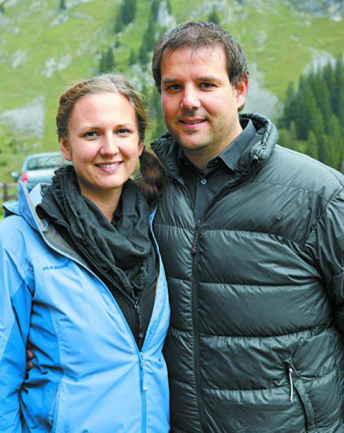 Judith Bertignoll (Spar) und Christof Abbrederis (Rupp).