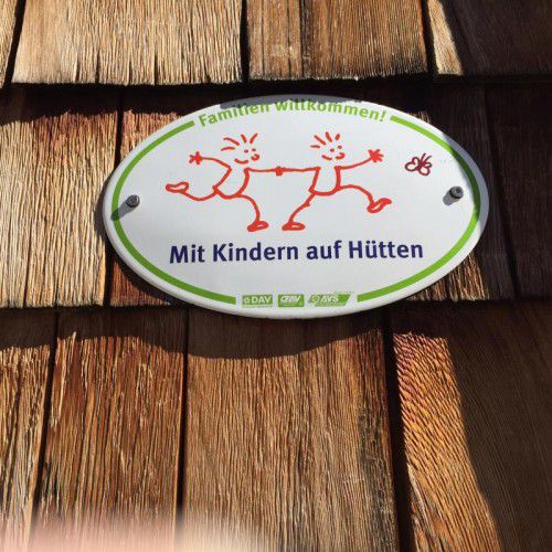 Kinder sind auf der Saarbrücker Hütte willkommen.
