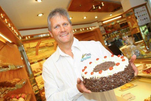 Konditor und Jury-Mitglied Kurt Greber vom Café Greber in Vandans freut sich schon auf Ihr Lieblingsrezept.