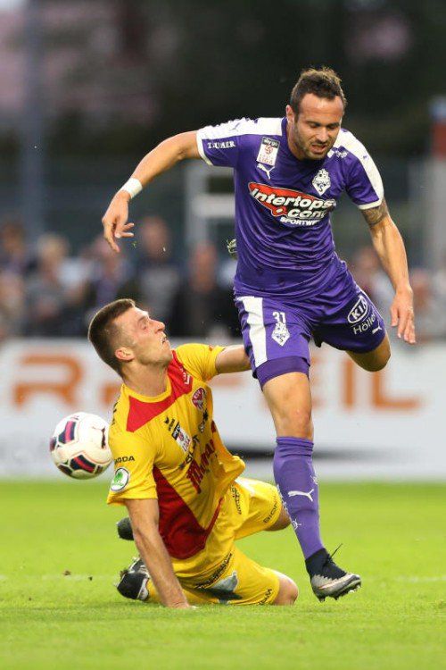 Lukas Katnik (r.) war der Pechvogel im Salzburger Dress.