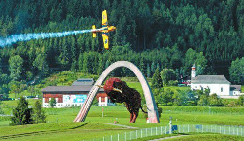 Matt Hall flog beim Air Race in Spielberg zum Sieg.