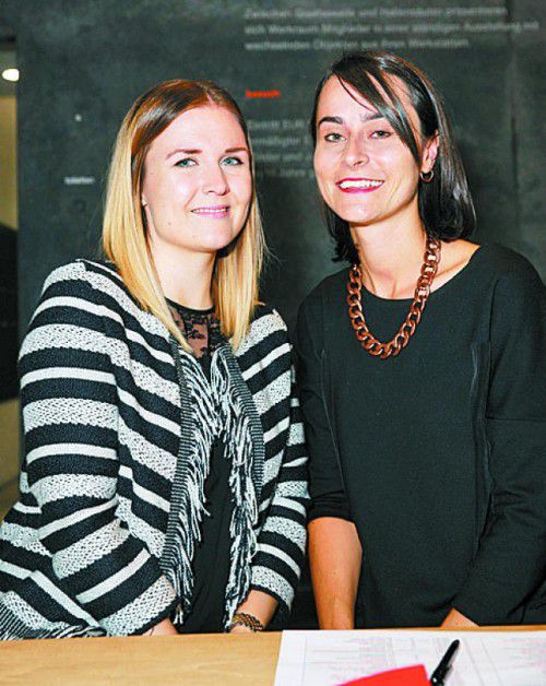Michaela Moosbrugger (l.) und Hilda Willi (Werkraum).