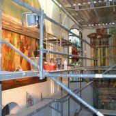 Innenraum der Pfarrkirche wird saniert