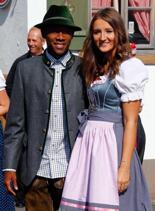 ÖFB-Teamspieler David Alaba mit Freundin Katja Butylin.