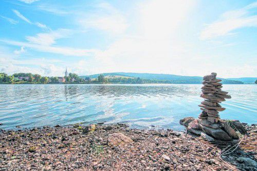 Rund um den Lipno-Stausee gibt es landschaftlich viel zu sehen.