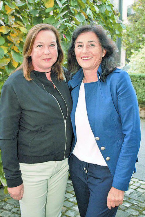 Sabine Köhlmeier (l.) mt Astrid Zöschg.