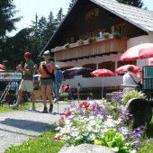 Viele Wege führen vom Tal zur Emser Hütte hinauf