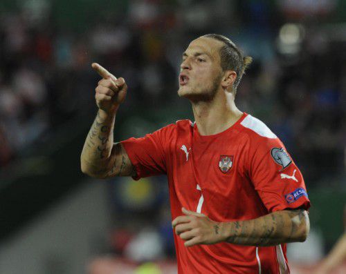 Stand im Abseits: ÖFB-Spieler Marko Arnautovic.