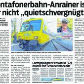 „Es quietscht, lärmt und rüttelt einen aus dem Bett heraus“
