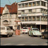 Verkehrspolizei am Marktplatz