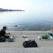 Blutige Attacke mit Weinglas auf Sunsetstufen am Molo
