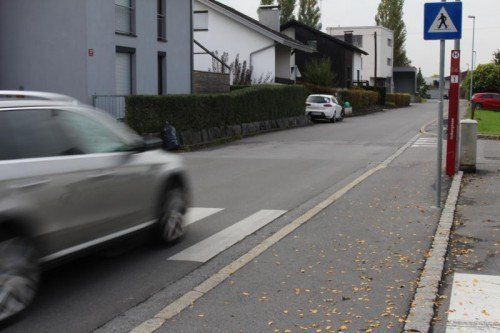 Am Zebrastreifen an der Bushaltestelle Volkergasse wird laut einem Nutzer des Bürgerforums zu schnell gefahren.