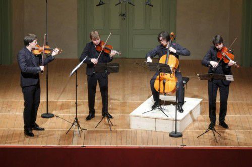 Apollon Musagète Quartet im Sittikus-Saal.