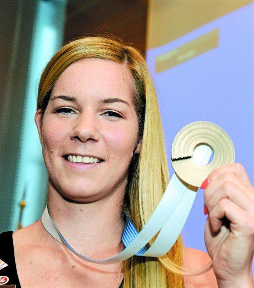 Beate Schrott bekam EM-Bronze von 2012 nachgereicht.