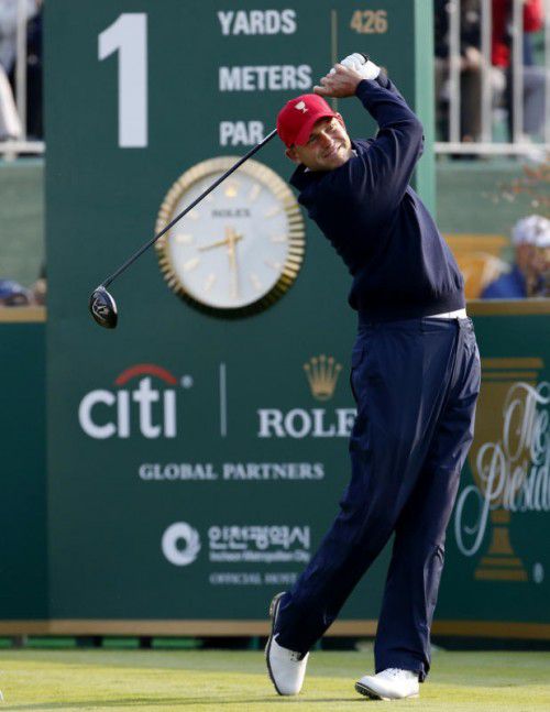 Bill Haas machte den entscheidenden Punkt für das Team USA.