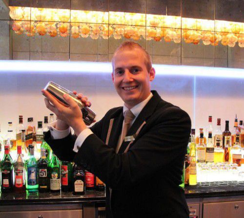 Der Vorarlberger Andy Walch nach seinem Sieg für die Swiss Barkeeper Union bei der WM in Sofia.