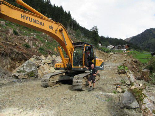 Die Bagger sind beim Bauabschnitt „Unterer Damm“ aufgefahren.