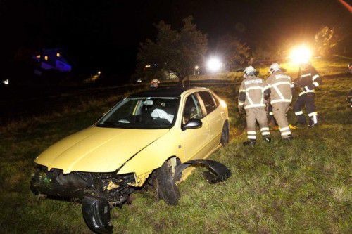 Die Feuerwehr rückte mit schwerem Rüstfahrzeug inklusive Seilwinde aus.