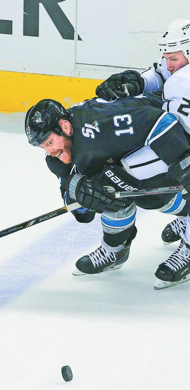 Einsatz ist Trumpf: Sharks-Stürmer Raffi Torres.