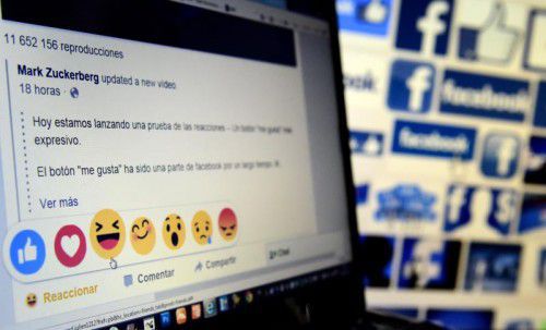 Facebook stellt Emoji-Symbole als Alternative zum „Like“-Button vor.