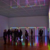 Lichtinstallation von Miriam Prantl im Museum Ritter