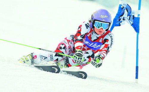 Für den Riesentorlauf in Sölden bereit: Anna Fenninger.
