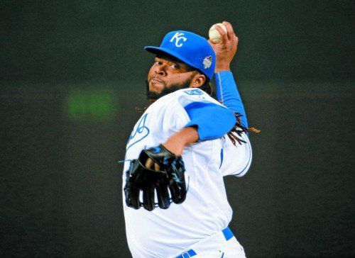 Johnny Cueto, erfolgreicher Werfer der Royals.