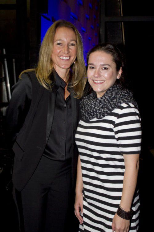 Judith Reichart (l.) mit Sopranistin Ingrida Gápová.