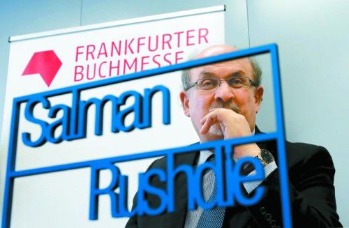 Keine Freiheit: Salman Rushdies Kurzauftritt bei der Buchmesse führte zur Absage von Verlagen aus dem Iran.