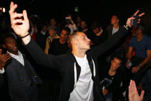 Marko Arnautovic als Taktgeber, erst auf dem Platz, später dann im Volksgarten in Wien.