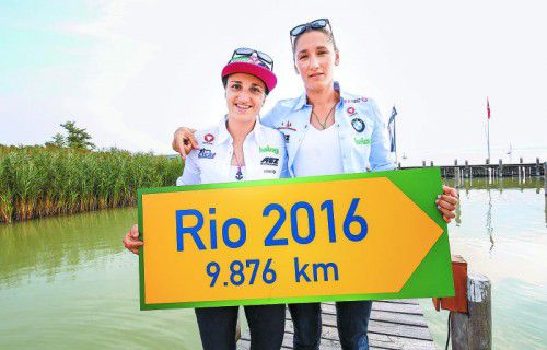 Neue Betreuung für Rio? Lara Vadlau and Jolanta Ogar.