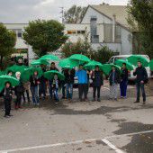 Schokolade und 120 Regenschirme