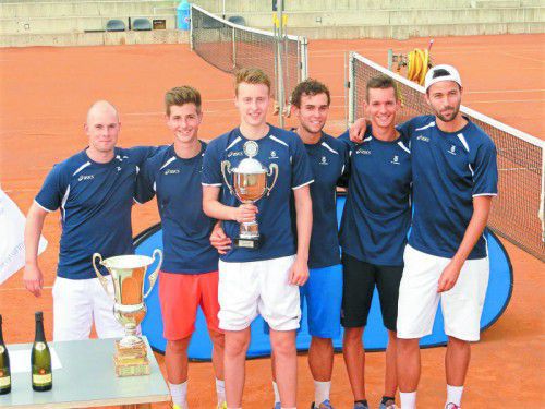 VMM-Titelträger und Bundesliga-Aufsteiger TC Dornbirn ist der erklärte Favorit im VTV-Tennis-Winterteamcup.