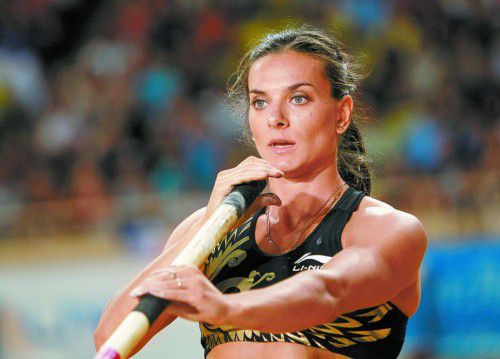Will Gold und einen IOC-Posten: Jelena Issinbajewa.