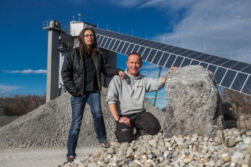 Alexandra und Franz Kopf führen das Unternehmen seit 2005. Sie sind die dritte Generation in der „Kies-Dynastie“.